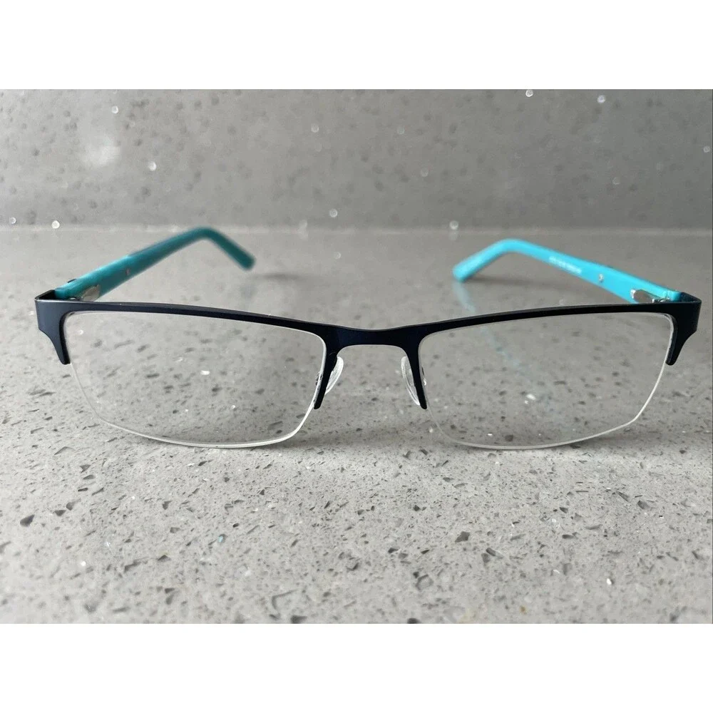 CITY EYEWEAR DC33 Col 50 Blue Rectangular Eyeglasses Frames ONLY 53-18-140